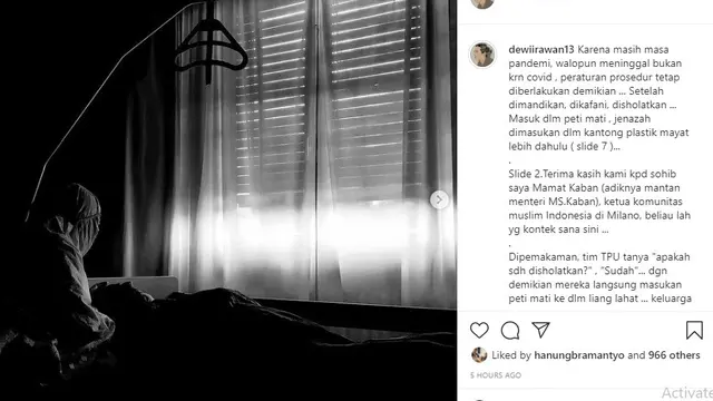 Dewi Irawan (Foto: Instagram/@dewiirawan13)