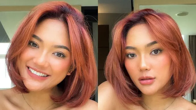 Potret Baru Marion Jola dengan Rambut Merah