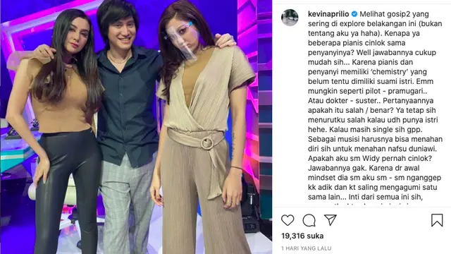 Analisa Kevin Aprilio tentang Pianis yang Cinlok dengan Penyanyinya, Sindir Ayus-Nissa Sabyan?