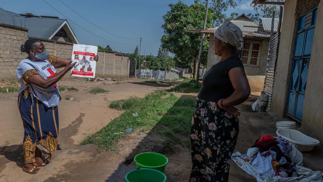 FOTO: Sosialisasi Pencegahan Ebola Diperluas di Kongo