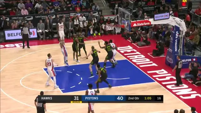 VIDEO : Cuplikan Pertandingan NBA, Pistons 104 vs Hawks 98