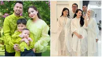 Potret Keluarga Artis Rayakan Idul Adha Pakai Baju Senada. (Sumber: Instagram/raffinagita1717/bebytsabina)