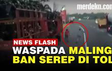 VIDEO: Solidaritas Sopir Truk Gagalkan Aksi Maling Ban, Komplotan Pelaku Kocar-kacir