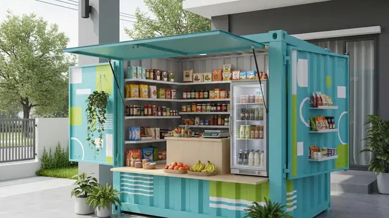 7 Inspirasi Warung Sembako Terbuka di Teras Rumah yang Hemat Tempat