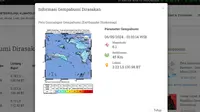 Gempa hari ini di awal pekan, Senin (6/5/2024) dua kali menggetarkan wilayah Bula, Provinsi Maluku pada waktu yang berbeda. (www.bmkg.go.id)