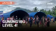 Status Gunung Ibu Level 4 Awas, Pengungsi Bertambah