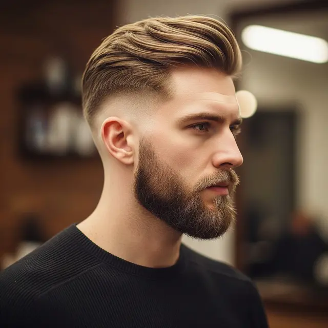 Model Cukur Rambut Pria Muka Panjang yang Bikin Proporsional (Image by Gemini AI)