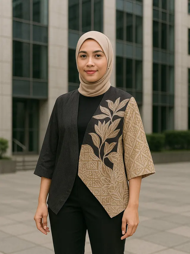 Outer Batik untuk Kantor (Foto: ChatGPT)