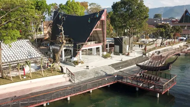 Sebagai tuan rumah balap F1 Powerboat, menjadi kesempatan yang sangat baik bagi Indonesia untuk meningkatkan citra dan daya tarik pariwisata Danau Toba sebagai Destinasi Super Prioritas di dunia internasional. (Dok Kementerian PUPR)