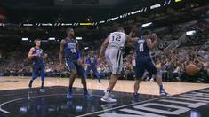 Dobel-dobel LaMarcus Alridge bawa San Antonio Spurs taklukkan Dallas Mavericks dengan skor 115-108.
