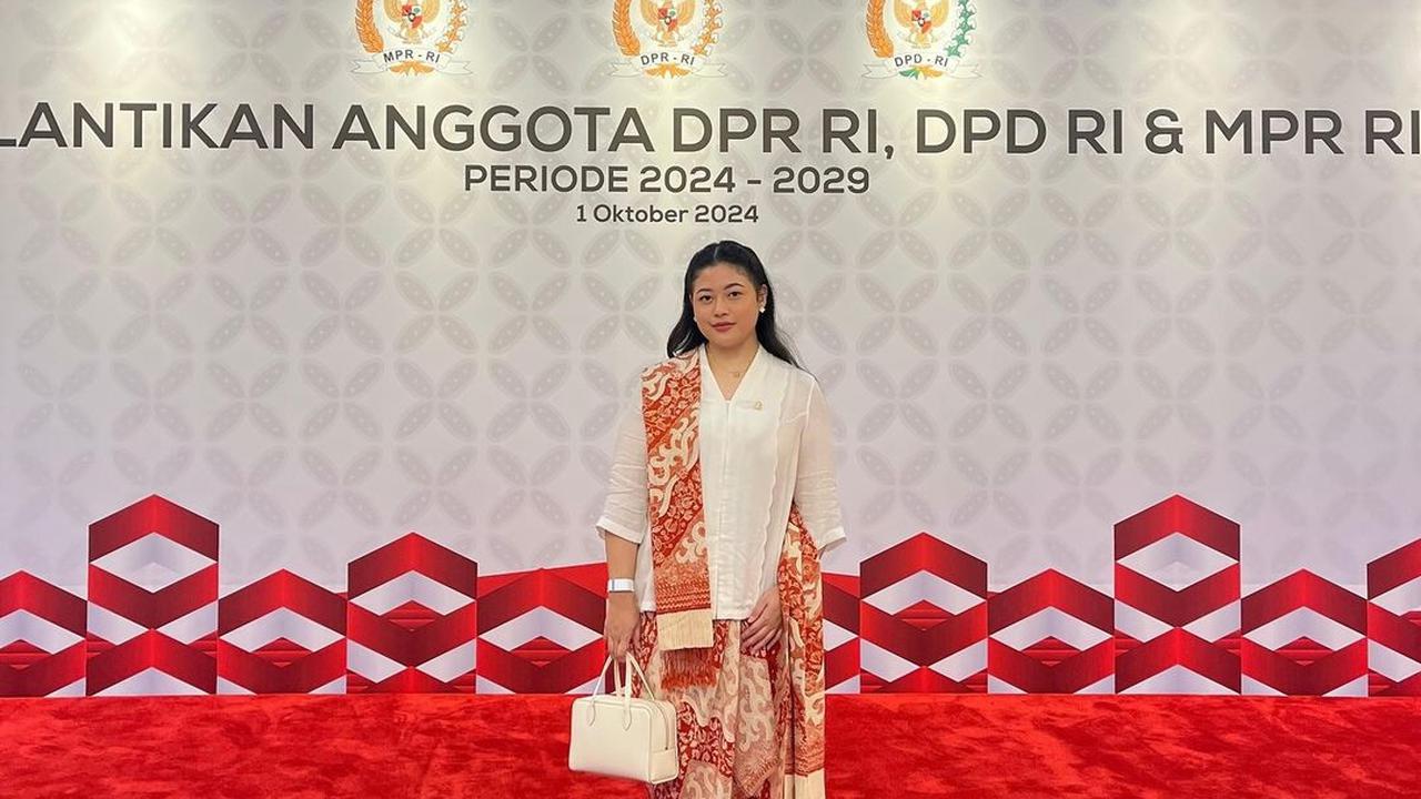 Gaya Pinka Anak Puan Maharani Dilantik Jadi Anggota DPR RI 2024-2029, Kompak Berkebaya Merah Putih dengan Sang Ibu