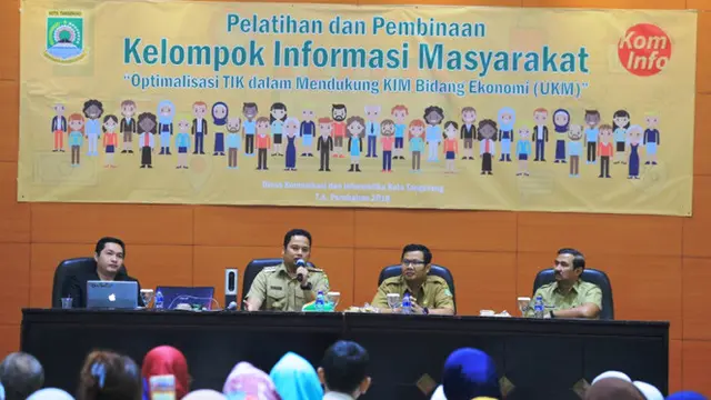 Kelompok Informasi Masyarakat UMKM Kota Tangerang Belajar Cyber Business Strategy