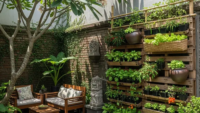 Halaman Belakang Rumah Kecil Tapi Cantik untuk Menanam Sayuran Segar