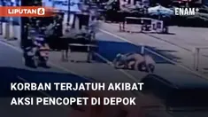 Beredar video viral terkait aksi pencopetan yang dilakukan di jalan raya. Aksi tersebut berada di kawasan Jalan Siliwangi, Depok. Selasa (9/1/2024)