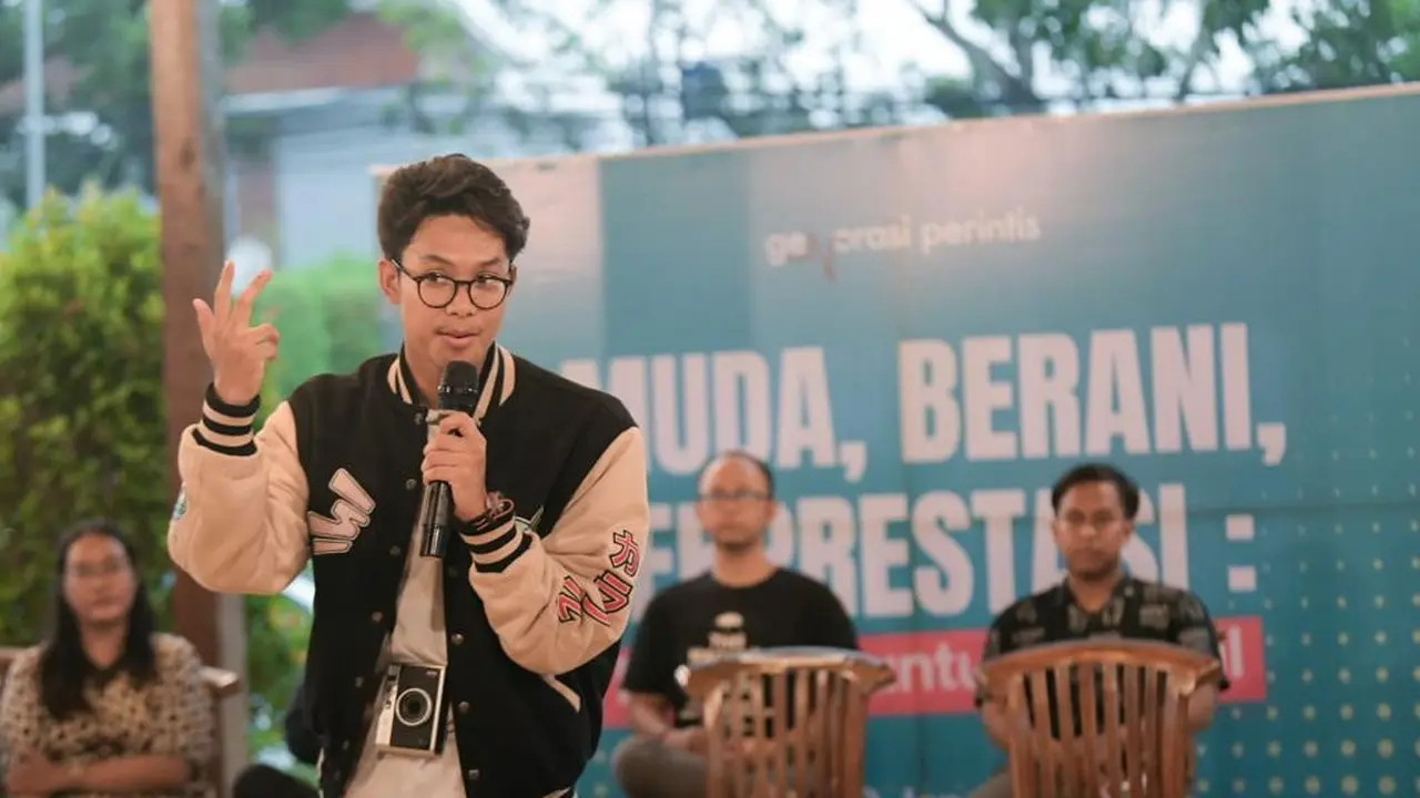 Muhammad Zinedine Alam Ganjar hadiri acara yang diselenggarakan oleh Generasi Perintis dalam tajuk Muda, Berani, Berprestasi: Inspirasi untuk Bantul, Rabu (10/1) (Istimewa)