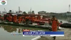 Ratusan petugas Basarnas diberangkatkan dari Dermaga Kalijapat, Tanjung Priok, Jakarta Utara.