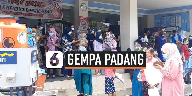 VIDEO: Suasana Panik di RS Saat Padang Diguncang Gempa Magnitudo 5,3