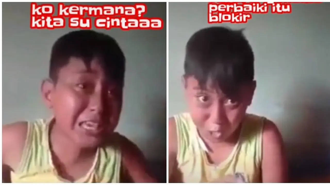 Tak Direstui Ibu Pacaran, Aksi Bocah Nangis Pertahankan LDR Ini Banjir Komentar