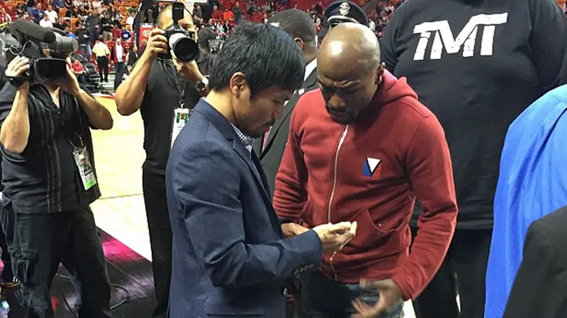 Mayweather dan Pacquiao Bertemu di NBA