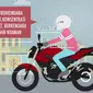 Posisi berkendara dengan sepeda motor yang tepat jamin kenyamanan dan keamanan Anda di jalan.