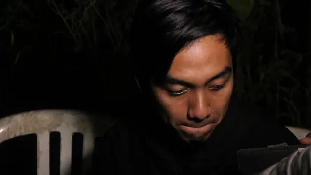 Sahabat Briptu Anumerta Wahyu Catur Pamungkas, Dika. (Foto: Liputan6.com/Galoeh Widura/Muhamad Ridlo)