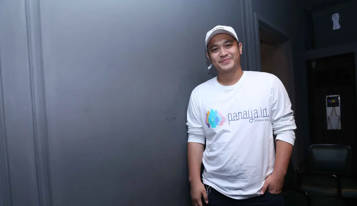 "Proses sebulan naik 10 kg, apapun dimakan. Sekarang 100 kg lebih," kata Gilang Dirga di XXI Epicentrum, Kuningan, Jakarta Selatan, Selasa (25/4). (Nurwahyunan/Bintang.com)