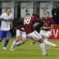 Ricardo Rodriguez menjadi pemain AC Milan yang bersinar sejak ditangani Gennaro Gattuso. (AP Photo/Antonio Calanni)