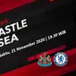 Newcastle United vs Chelsea (Liputan6.com/Abdillah)