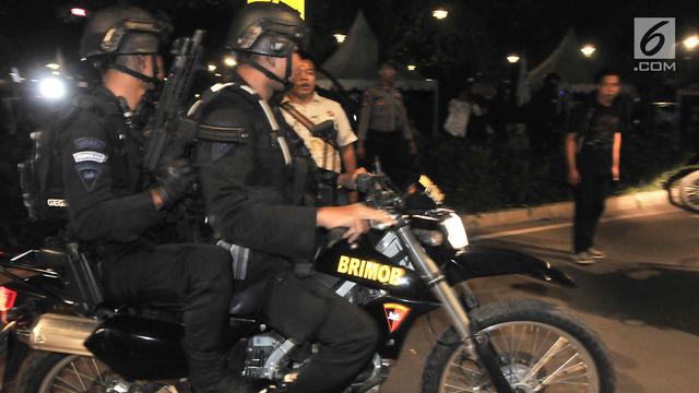 Terdengar Suara Ledakan Polisi Sisir di Parkir Timur Senayan