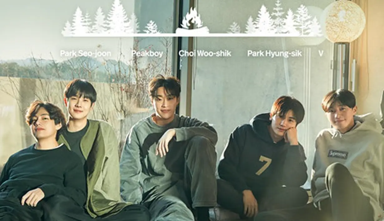In The Soop: Friencation akan menghadirkan V BTS, Choi Woo Sik, Peakboy, Park Hyung Sik, dan Park Seo Joon