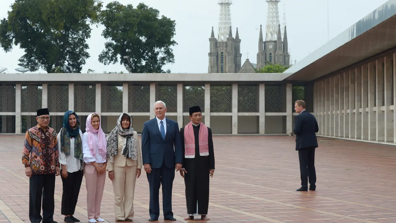Wapres Pence Kunjungi Masjid Istiqlal