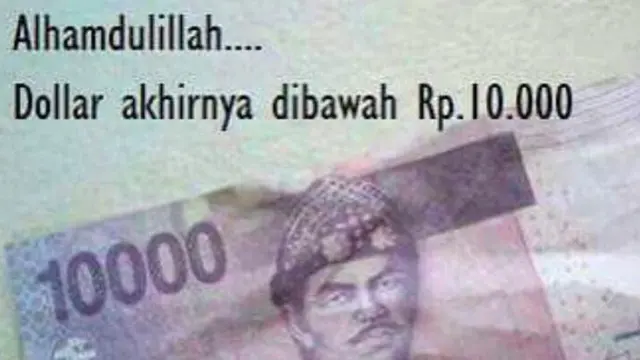 Bikin Enggak Panik, Ini 8 Meme Saat Dolar Naik yang Lucunya Kebangetan