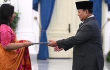 Prabowo Resmi Terima Surat Kepercayaan dari Delapan Duta Besar Negara Sahabat