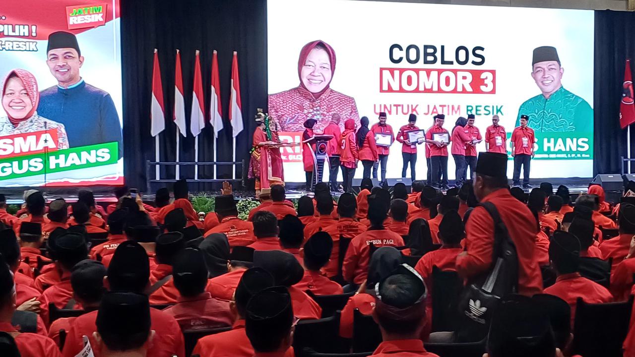 Tegas, PDIP Ultimatum Ketua DPC Mundur Jika Tak Bisa Menangkan Cagub Risma-Gus Hans