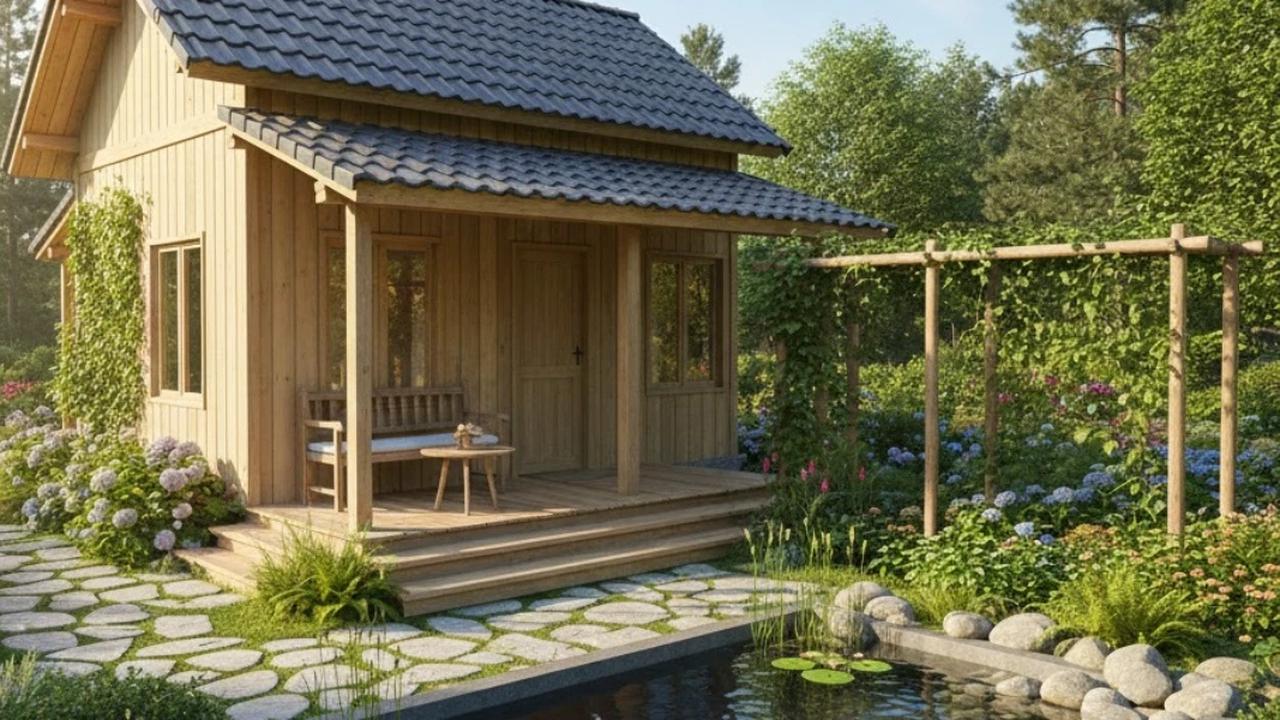Ilustrasi Rumah Asri