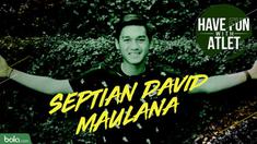 Pemain Timnas Indonesia dan Mitra Kukar, Septian David Maulana Adu Skill Tendangan Bebas.