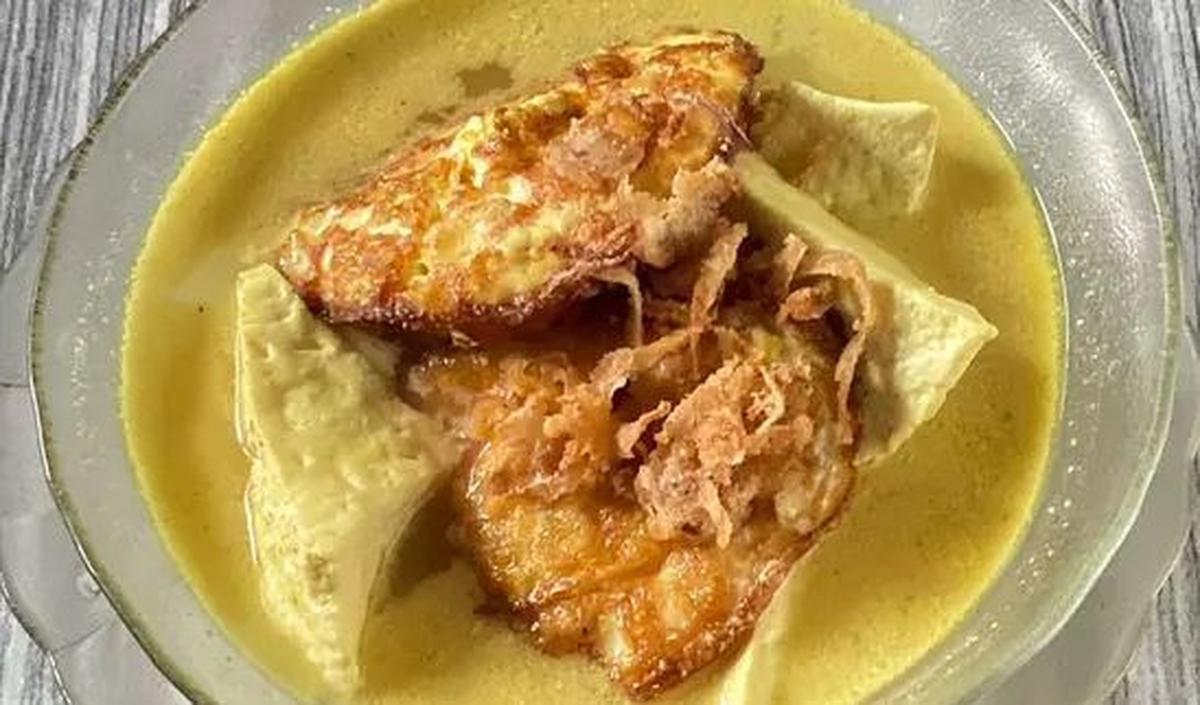 Resep Opor Tahu dan Telur Ceplok
