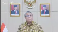 Gubernur Bank Indonesia Perry Warjiyo dalam pengumuman hasil Rapat Dewan Gubernur BI, Selasa (24/5/2022).