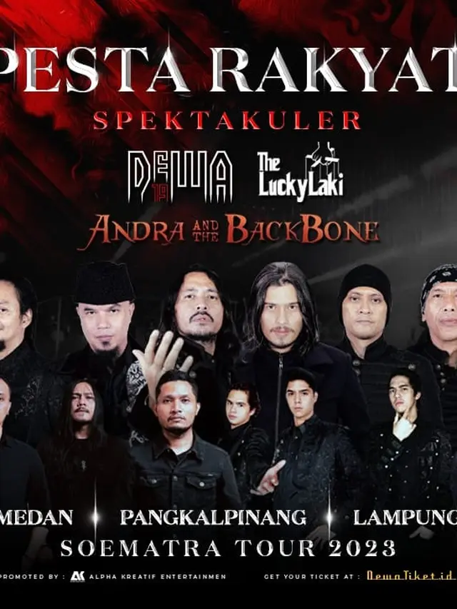 Dewa 19 Menggelar Konser Pesta Rakyat Spektakuler