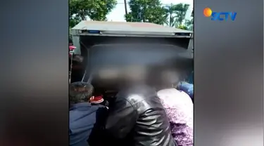 Seorang saksi mata menuturkan, sopir mobil boks memacu kendaraannya dengan kecepatan tinggi dan kerap menyalip di sisi sebelah kanan.