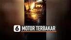 motor terbakar