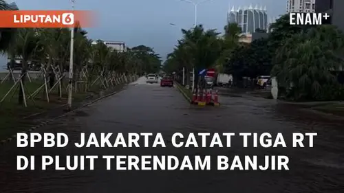 VIDEO: BPBD DKI Jakarta Catat Tiga RT di Pluit Terendam Banjir Rob