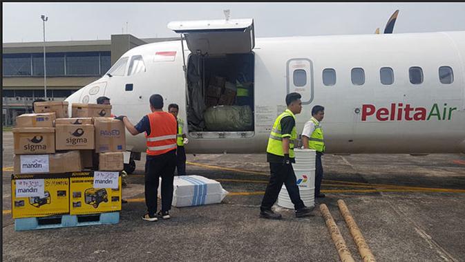 PT Pertamina (Persero) kembali mengerahkan Pelita Air Service untuk percepatan dan optimalisasi pendistribusian BBM, dengan membawa kargo berupa SPBU Portabel ke Palu, Sulawesi Tengah.