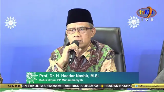 Ketum PP Muhammadiyah Haedar Nashir