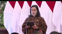 Dampingi Prabowo Serahkan DIPA dan TKD 2025, Sri Mulyani Ucapkan Terima Kasih ke DPR hingga BPK