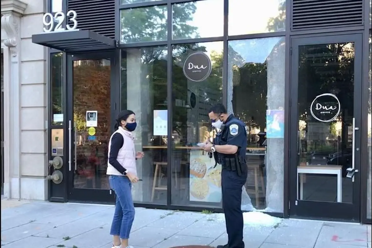 Kedai Dua Coffee di Washington DC Nyaris Jadi Korban Penjarahan Massa Tak Dikenal