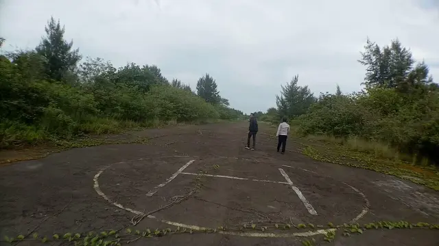 Landasan di Pulau Panjang Kepulauan Seribu