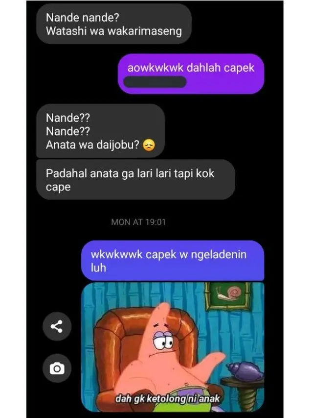 6 Chat Lucu Bareng Teman Wibu, Ujungnya Bikin Elus Dada