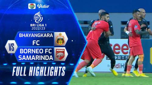 VIDEO: Highlights BRI Liga 1, Bhayangkara FC Ditahan Imbang Borneo FC 2-2