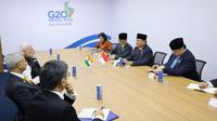 Prabowo harap India mau mengirimkan profesor dan dokter spesialis untuk mengajar di perguruan tinggi di Indonesia. (Foto: Dok BPMI Setpres/Andi)